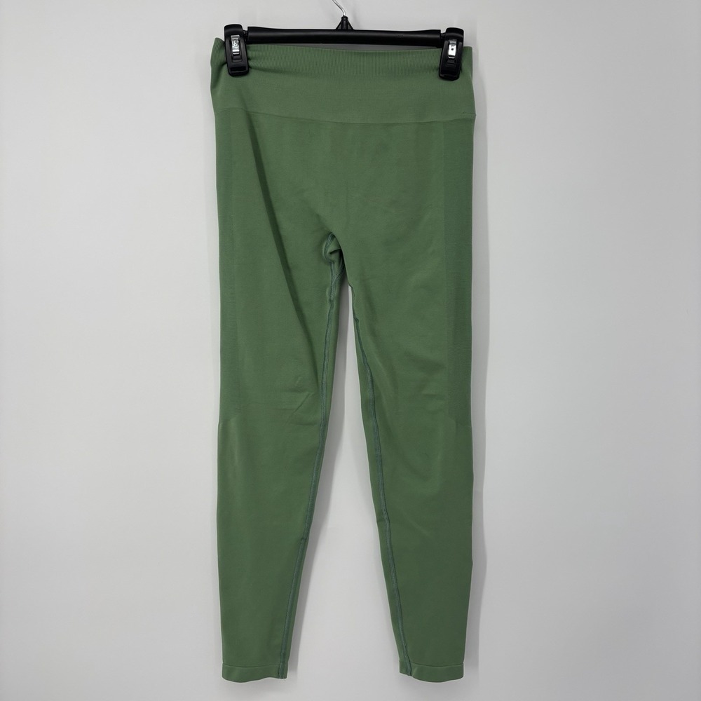 Alphalete Amplify Leggings Green Women's Size Large Scrunch Sculpt Workout‎ Gym